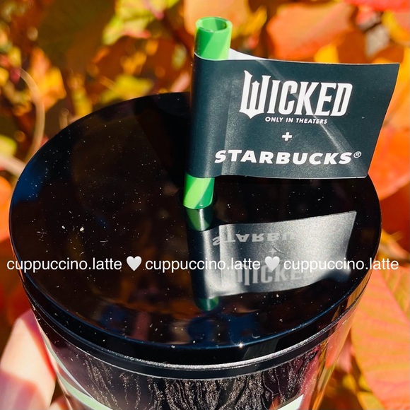 🖤NWT💚Starbucks X Wicked Black Green Defy Gravity Glow in the Dark Elphaba Cup - Picture 5 of 8